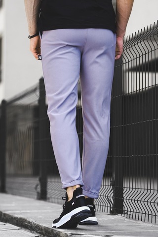 Oksit Norris Duble Paça Fitilli Slim Fit Erkek Eşofman Altı 001