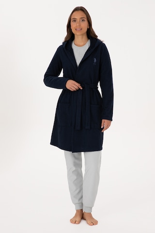 U.S. Polo Assn. Kadın Lacivert Kemerli Sabahlık 50318881-VR033