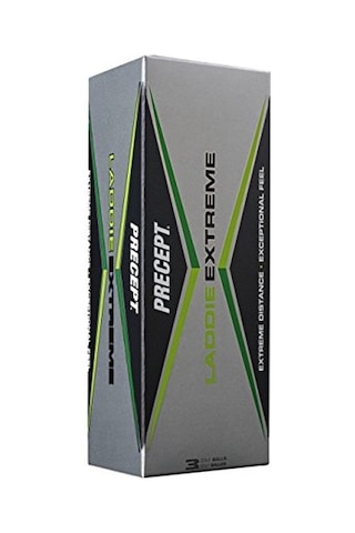 Precept Laddie Extreme Golf Topları, 24'lü Paket, Beyaz, 2017 Açık Altın