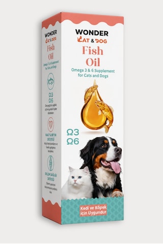Wondercat & Wonderdog Kediler Ve Köpekler İçin Balık Yağı 250 Ml