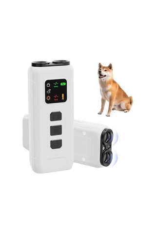 Willowhaven Beyaz Ultimate Dog Trainer: 3x Sonic, 33ft Menzil, Şarj Edilebilir İnsancıl Havlama Kontrol Cihazı