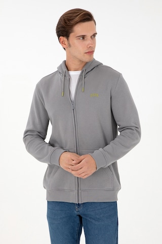 U.s. Polo Assn. Erkek Gri Hırka Örme 50293146-vr024 Grı