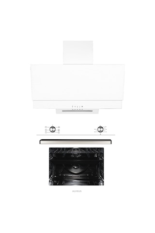 Alveus Lotus MFA 604 - MOD F17 Beyaz Ankastre Set
