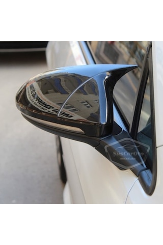 ŞüsCarOto Vw Golf 7 7.5 2012-2020 Batman Yarasa Ayna Kapağı Piano Black ABS Plastik (00)
