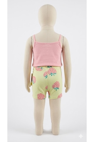 Gap V-bf Bıke Short Kız Çocuk Tayt Sarı