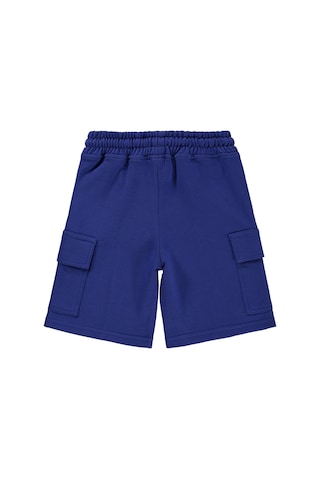 Civil Boys Basic Kargo Cepli 6-9 Yaş Kapri - Mavi Saks Mavisi