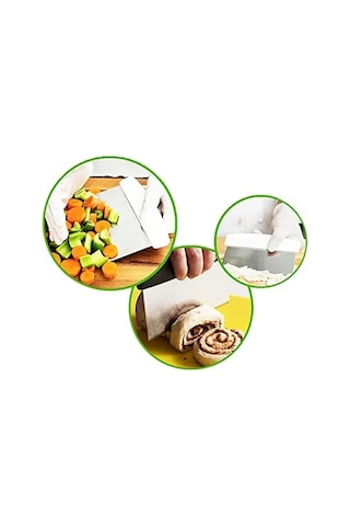 Çok Renkli Çelik Hamur Kesme Ve Kazıma Spatulası 0