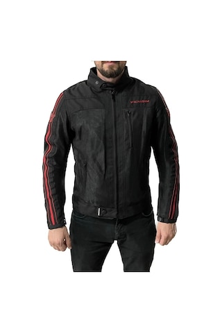 Venom Motosiklet Montu Compas Siyah Full Koruma Motorcu Mont