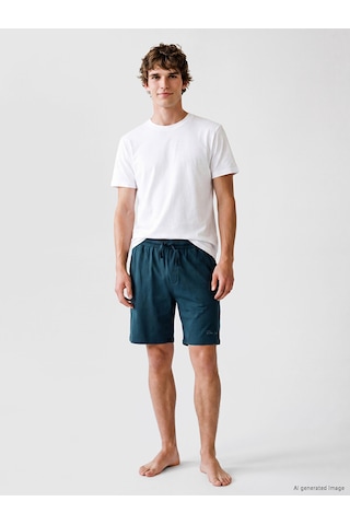 Lc Waikiki Lc Waıkıkı Yeşil Slim Fit Erkek Şort