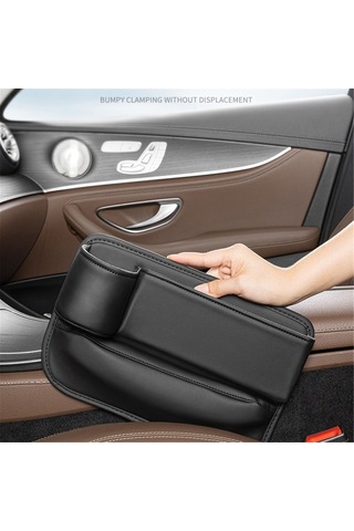 Samdoo "universal Araç Koltuk Dolgusu: Bardaklık Ve Şarj Delikli Çok Amaçlı Depolama Organizatörü"