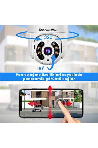 4mp 2k Ip Speed Dome Kamera - Akıllı Takip, Ptz, Gece Görüşlü, Ka