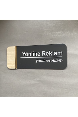 Meşe Serisi Kişiselleştirilebilir Kapı İsimliği