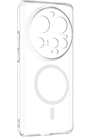 Vendas Xiaomi 15 Ultra Kamera Korumalı M-safe Şarj Özellikli Şeffaf Zore London Sert Pc Kapak + Polymer Nano Ekran Koruyucu Şeffaf