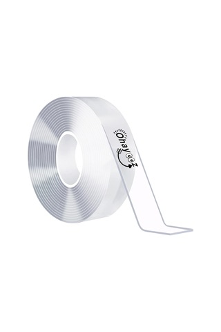 Güçlü Çift Taraflı Bant Çıkarılabilir 10ft, Açık Yapışkan Yapışkan Nano Bant Asılı Resim İçin