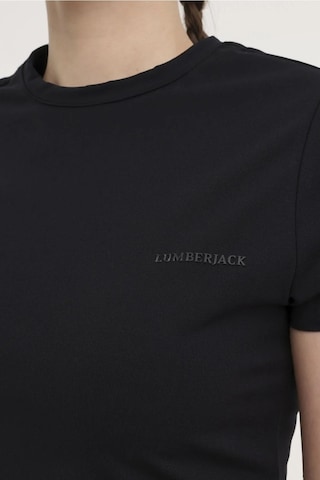 Lumberjack Frida Kadın Siyah Yuvarlak Yaka Tişört 101571123 Siyah