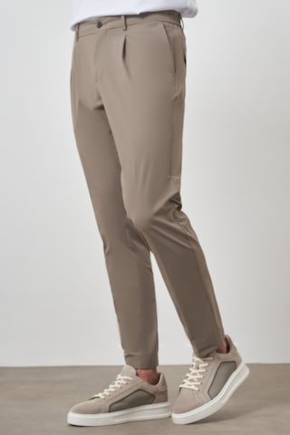 Morven Erkek Vizon Trend Slim Fit Tam Lastik Pantolon 25ms003038405 Vizon