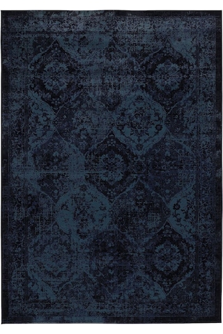 Eskitme Halı, Koyu Mavi, 133x195 Cm