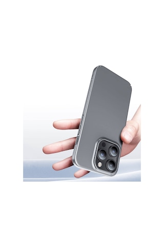 Apple Uyumlu iPhone 15 Pro Max Kılıf Benks Ultra İnce Pc Kapak Siyah