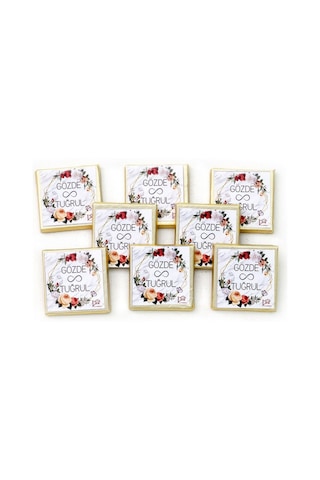 İsimli Nikah Çikolatası Dökme 170 Adet Napoliten Çikolata