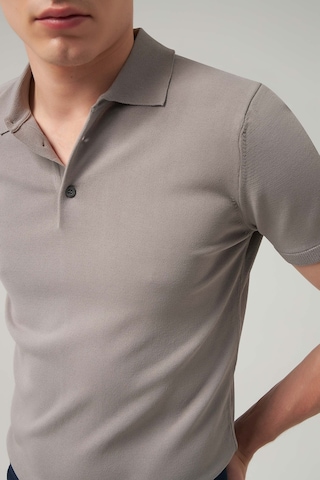 D's Damat Ds Damat Slim Fit Gri Düz Örgü T-Shirt 0Hf069421001M Gri