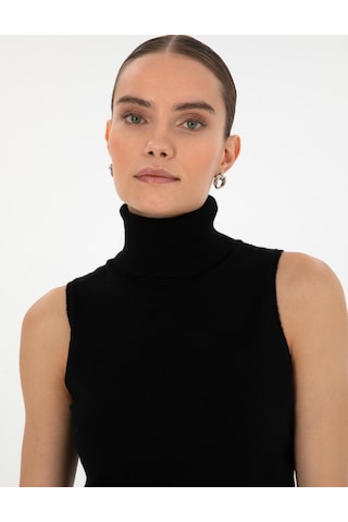 Pierre Cardin Kadın Siyah Kazak /triko 50316336-vr046 Siyah