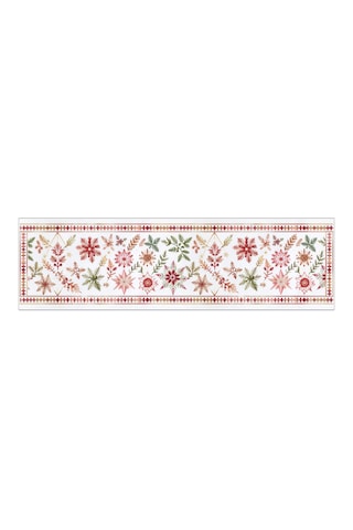 Yılbaşı Temalı Dijital Baskılı Runner Örtüsü Christmas 40x140 Cm Yılbası7