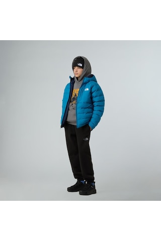 The North Face Perrıto İki Taraflı Kapşonlu Erkek Çocuk Ceketi Nf0a88twbom1 Mavi
