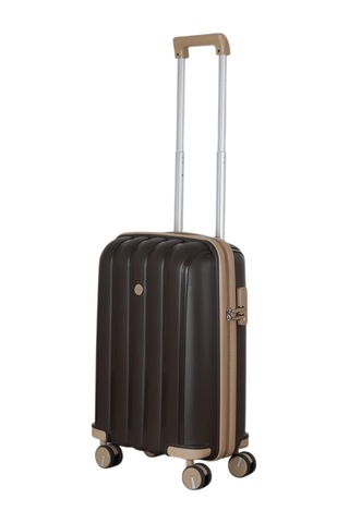 Mçs Polipropilen Valiz V305 55 Cm S18y10003355 11161 Acı Kahve/şampanya
