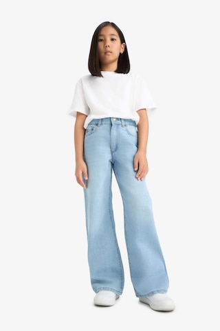 Defacto Kız Çocuk Straight Wide Standart Paça Jean Pantolon E7322a825aunm39 Mavi