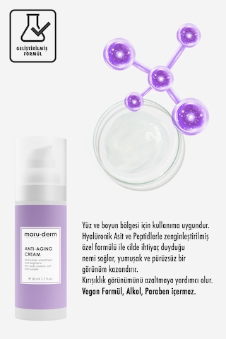 Maruderm AntiAge Kırşıklık Karşıtı Cilt Bakım Kremi 50 ML