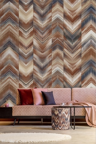 Bluehomeconcept Adawall Kahverengi Geometrik Puf