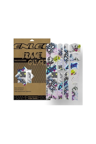 Springsun Bisiklet Koruma Filmi - 3m Pvc Dayanıklı Çerçeve Kaplama 500 Mikron - Renkli Orman Desenli