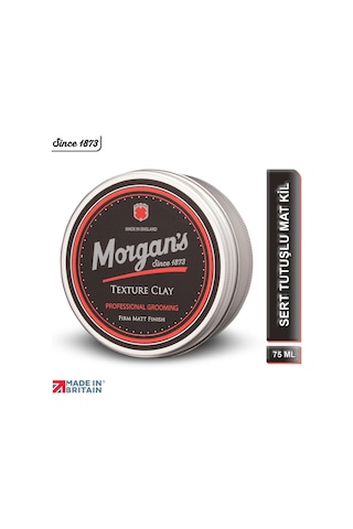 Morgan's Pomade Texture Clay Firm Matt Finish - Doku Veren Sert Saç Şekillendirme Kili 75 ML
