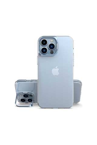 Apple Uyumlu iPhone 13 Pro Max Uyumlu Zore Skuba Kılıf-mavi Mavi -