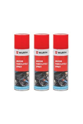 Würth Motor Temizleyici Sprey 3 x 500 ML Würth Motor Temizleyici Sprey 3 x 500 ML