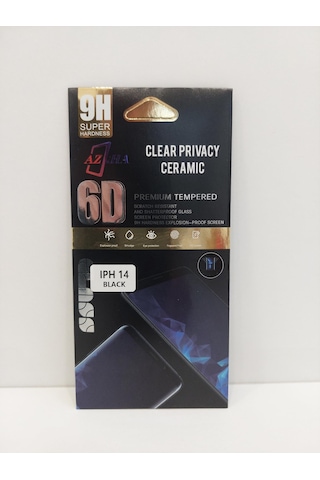 Bykz Apple Uyumlu iPhone 14 Seramik 6d Parlak Hayalet Ekran Koruyucu
