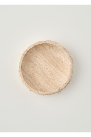 Bella Maison Ephesus Traverten Dekoratif Kase Naturel 20x5 Cm