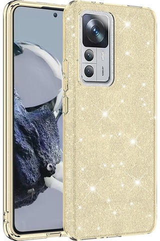 Xiaomi Uyumlu Mi 12t Kılıf Zore Parıltılı Simli Shining Silikon