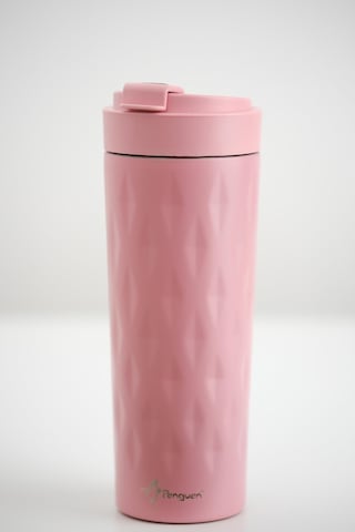 Png-1167 500ml Flip Kapak Desenli Çelik Mug 6 Saat Sıcak 12 Saat Soğuk Sızdırmaz & Bpa Free Pembe
