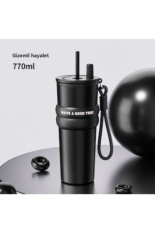 Araba Paslanmaz Çelik Büyük Kapasiteli Bardak-gizemli Hayalet