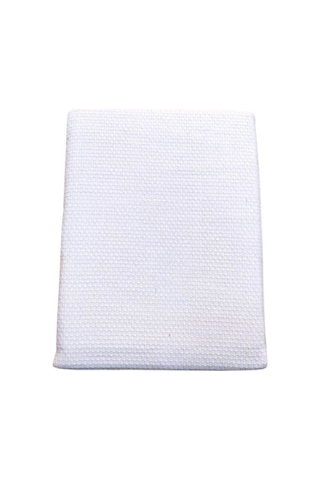 Lapenya Lüks Çift Kişilik Bal Peteği Pamuk Pike (200X240)-Beyaz