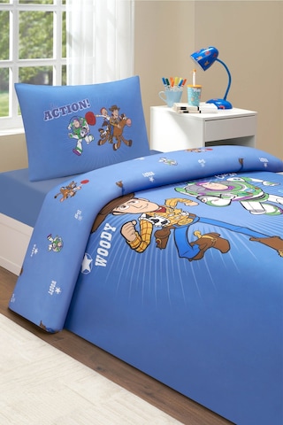 Özdilek Toy Story Action Tek Kişilik Disney Lisanslı Lastikli Çocuk Nevresim Takımı Çok Renkli
