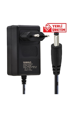 Weko 7.8 Volt 3 Amper 3.5x1.35 Mm Soket Şarj Cihaz - Güç Adaptör