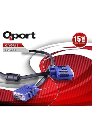 Qport Q-Vga15 15M 15Pin Vga Kablo