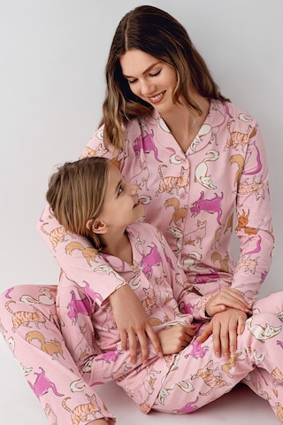 Rolypoly Kadın Pembe Gömlek Pijama Rp3711-s-v2 Pembe