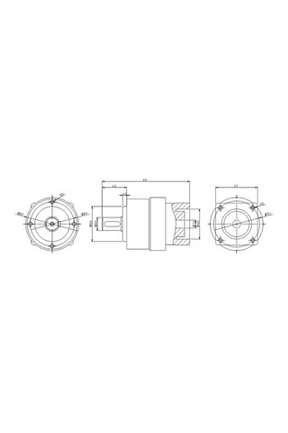 Zd Planet Redüktör Tek Kademe 90 Ze 750 T3 İ10 19 P2