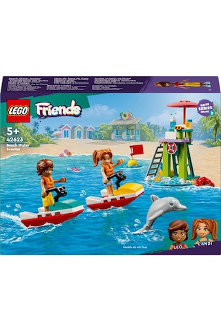 LEGO® Friends Plaj Su Motoru 42623 - 5 Yaş & Üzeri Çocuklar için Yaratıcı Oyuncak Yapım Seti (84 Parça)
