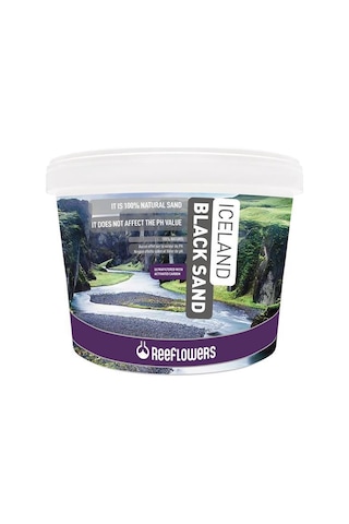 Reeflowers Iceland Black Sand Akvaryum Kumu 25kg (1-2mm)