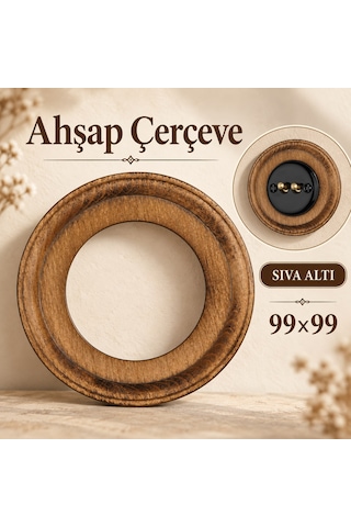 Ahşap Çerçeveler 1 Gözlü Sıva Altı 222 061 90280