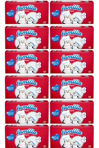 Familia Servis Peçete 200'lü 12 Paket